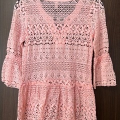 ガールズ　レースチュニック　130cmの画像