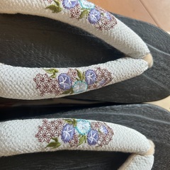 シックな浴衣下駄　新品　の画像