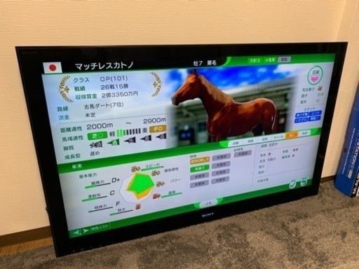 引取りできる方【美品】ソニーブラビア kdl-52hx900