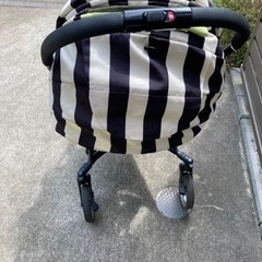 ピジョン　ランフィ　ベビーカー　ストライプ柄の画像