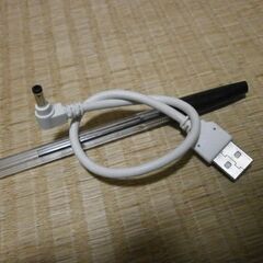 無償DC5Vプラグ～USB電源供給ケーブル /プラグ外径約4/内径2mm/北区よりの画像