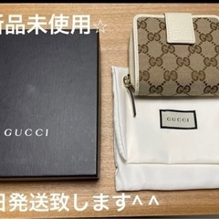 新品未使用⭐︎イタリア買付★GUCCI グッチ　二つ折り財布 G...