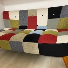 2人掛けソファ　の画像