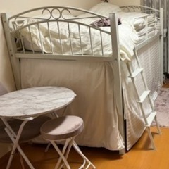 ニトリ　ミドルロフトベッド(シングルサイズ)