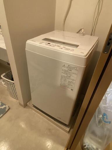 洗濯機　東芝　2021製　4.5㎏