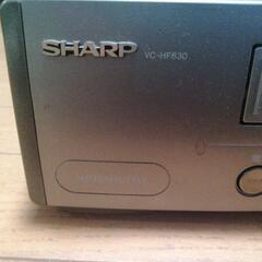 ★値下げ SHARP VHSビデオデッキ(リモコン動きません)の画像