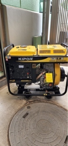 ディーゼルエンジン　発電機　KIPOR