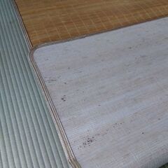 竹柄の敷物の画像