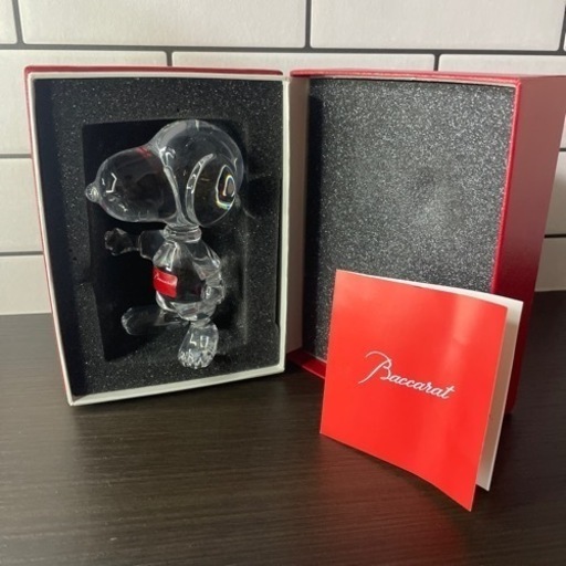 バカラ　スヌーピー　クリスタル　美品！