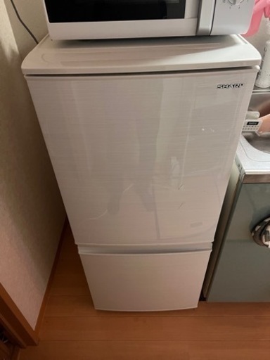 冷蔵庫 SHARP 2ドア　受け渡し者決まりました