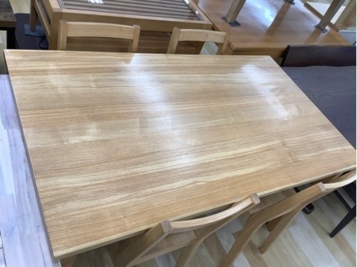無印良品　ダイニング5点セット　ナチュラル　【トレファクラパーク岸和田】