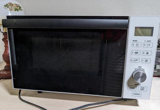 【used・現状品】2021年製◇amadana赤外センサー付フラットオーブンレンジ AT-DR22 ［18L］\n\n