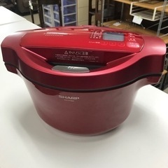 取引場所　南観音　ロ2304-928 SHARP ヘルシオホットクック　2017年製　通電のみの確認済　汚れ　キズありの画像