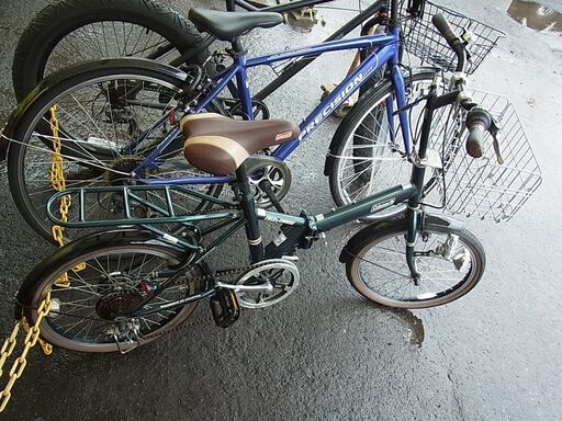 Coleman　コールマン　20インチ　折りたたみ自転車　6段変速　カゴ付き