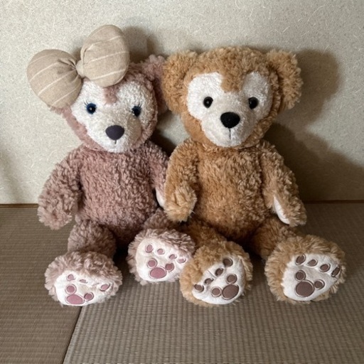 ダッフィ、シェリーメイぬいぐるみ
