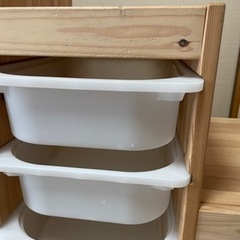 受付終了　IKEA トロファスト　ケース6つ付き　早めの引き取り希望の画像