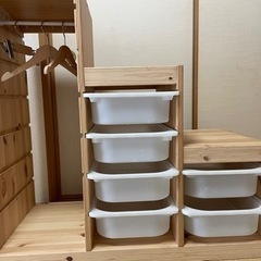 受付終了　IKEA トロファスト　ケース6つ付き　早めの引き取り希望