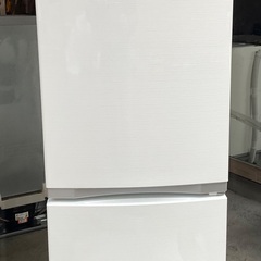 【RKGRE-150】特価！東芝/153L 2ドア冷凍冷蔵庫/GR-M15BS(W)/中古品/2018年製/当社より近隣無料配達！