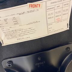 ★ジモティ割あり★ ニトリ オフィスチェア ブラック H106～112×D69×W71 クリーニング済み YJ049の画像