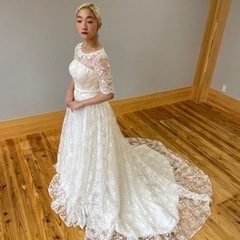 安くします。20万のオーダーメイド　ドレス　リメイク生地可能の画像