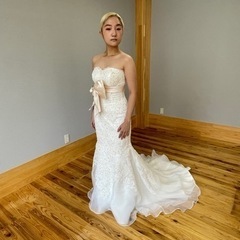 安くします。20万のオーダーメイド　ドレス　リメイク生地可能の画像