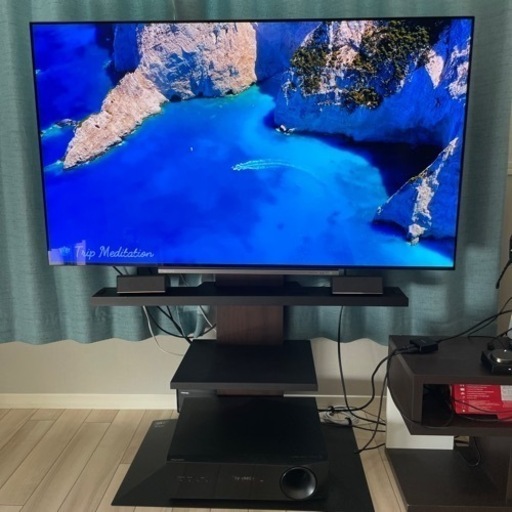 TOSHIBA 有機EL テレビ台付