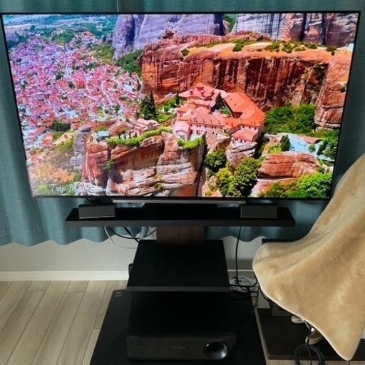 TOSHIBA 有機EL テレビ台付