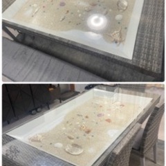 アジアン風ダイニングテーブル