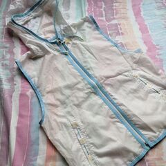 袖なし ノースリーブの撥水パーカー Kaapa　Lサイズ　☆断捨離☆