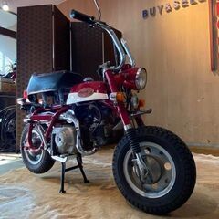 □ 極上 HONDA MONKEY Z50A ホンダ モンキー レッド 50cc 当時物 実動! 原付 原チャリ バイク 札幌発 ★の画像
