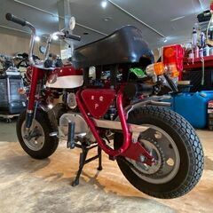 □ 極上 HONDA MONKEY Z50A ホンダ モンキー レッド 50cc 当時物 実動! 原付 原チャリ バイク 札幌発 ★の画像