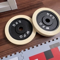 ベンチプレス　65kgウェイト付きの画像