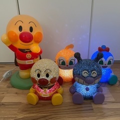 TOHO 光るアンパンマンドール ライティングドール ライト  5点セットの画像