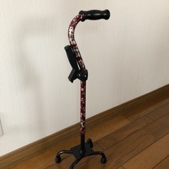 4点杖補助グリップ付き