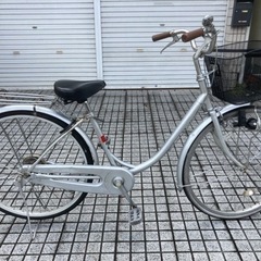 【26インチ自転車】ブリヂストン製　変速なし　カゴ、ライト新品❗️若林自転車　膳所店　SALE中❗️