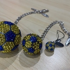 スワロスキー製　 3ヶセットサポータグッズの画像