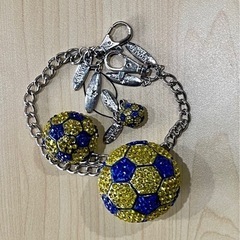 スワロスキー製　 3ヶセットサポータグッズの画像