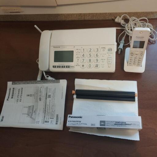電話機　FAX　ファックス　KX-PD304-W　KX-FKD404-W　ジャンク
