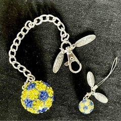 スワロスキー製　 2ヶセットサポータグッズの画像