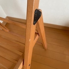 木製　折り畳み椅子の画像