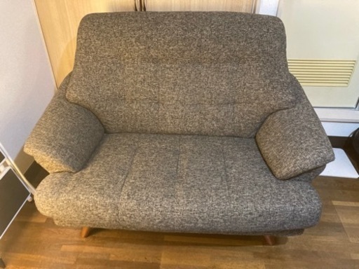 直接引き取り大歓迎 ソファー 二人掛け グレー 北欧風 大口駅 新子安駅