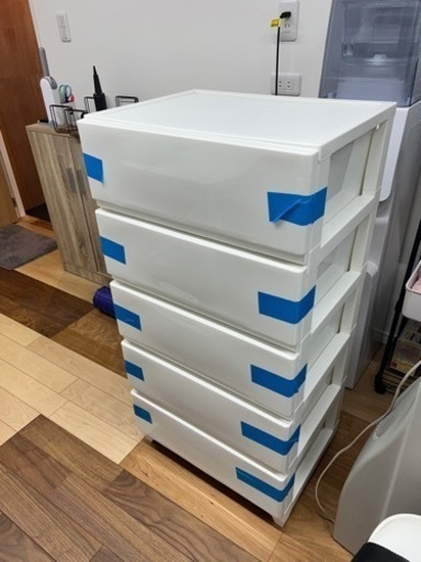 5段衣類収納ケース