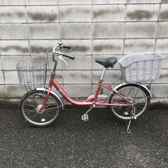 販売済み 自転車 20インチ シオノ エレガント ピンク 