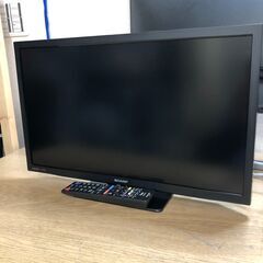 2021年製　シャープ ２２Ｖ型地上・ＢＳ・１１０度ＣＳフルハイビジョンＬＥＤ液晶テレビ　外付ＨＤＤ対応の画像