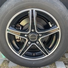 今月中に引取り可能なら値下げします！バルミナ　15インチタイヤホイール4本セットの画像