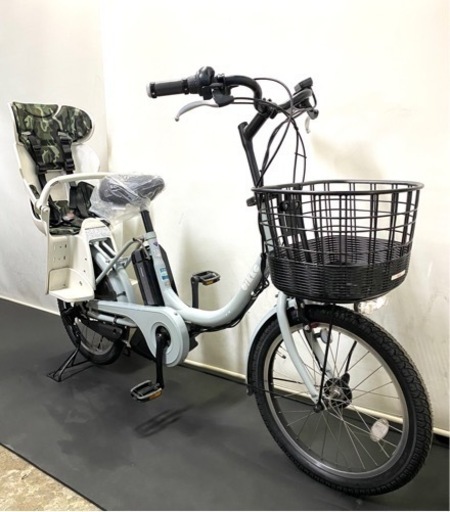 関東全域送料無料　業界最長保証付き　ブリヂストン　ビッケ　20インチ 2人乗り　8ah 水色　電動自転車　電動アシスト自転車