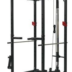 《引取限定　ホームジム　一式セット　ダンベルプレート　パワーラック　ゴムマット　ダンベル》の画像