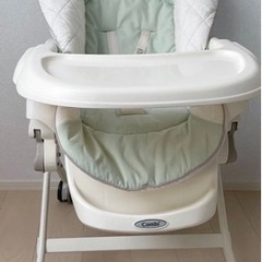 美品　コンビ　手動ネムリラ　ハイローチェア　エッグショック　説明書付き　ベビーラックの画像