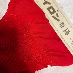 帯揚げ　赤の画像