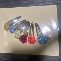 水引細工　ピン留め
